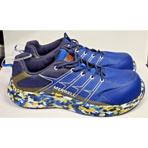 MERRELL Moab Flight Carbon Fiber Industrial Shoes Mens Size 11 Blue Camo NO BOX